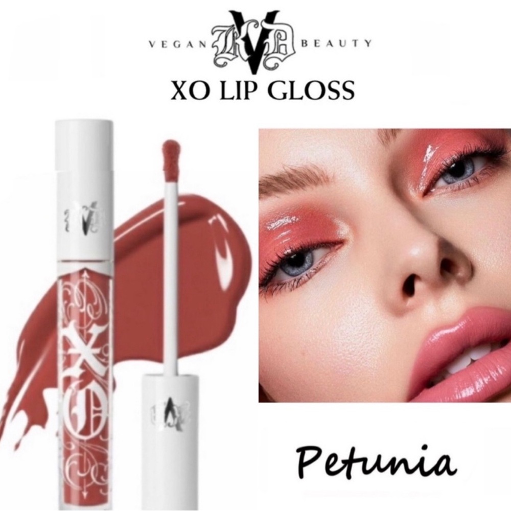 KVD Beauty XO Lip Gloss in Petinia 30 2.7ml/.091 FL OZ